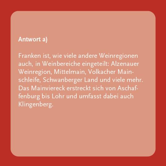 Beispielinhalt (Bild) Das Frankenwein-Quiz