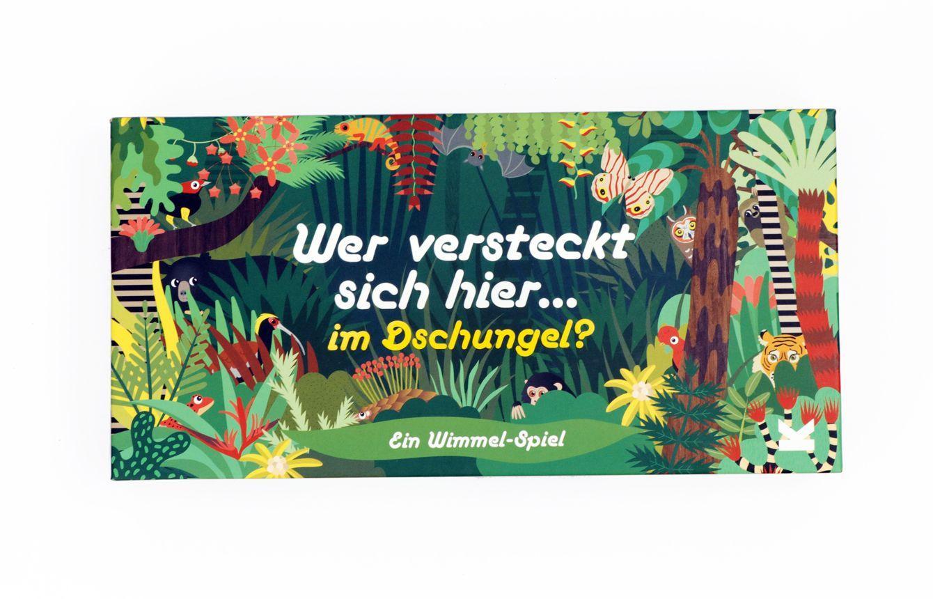 Beispielinhalt (Bild) Wer versteckt sich hier im Dschungel?