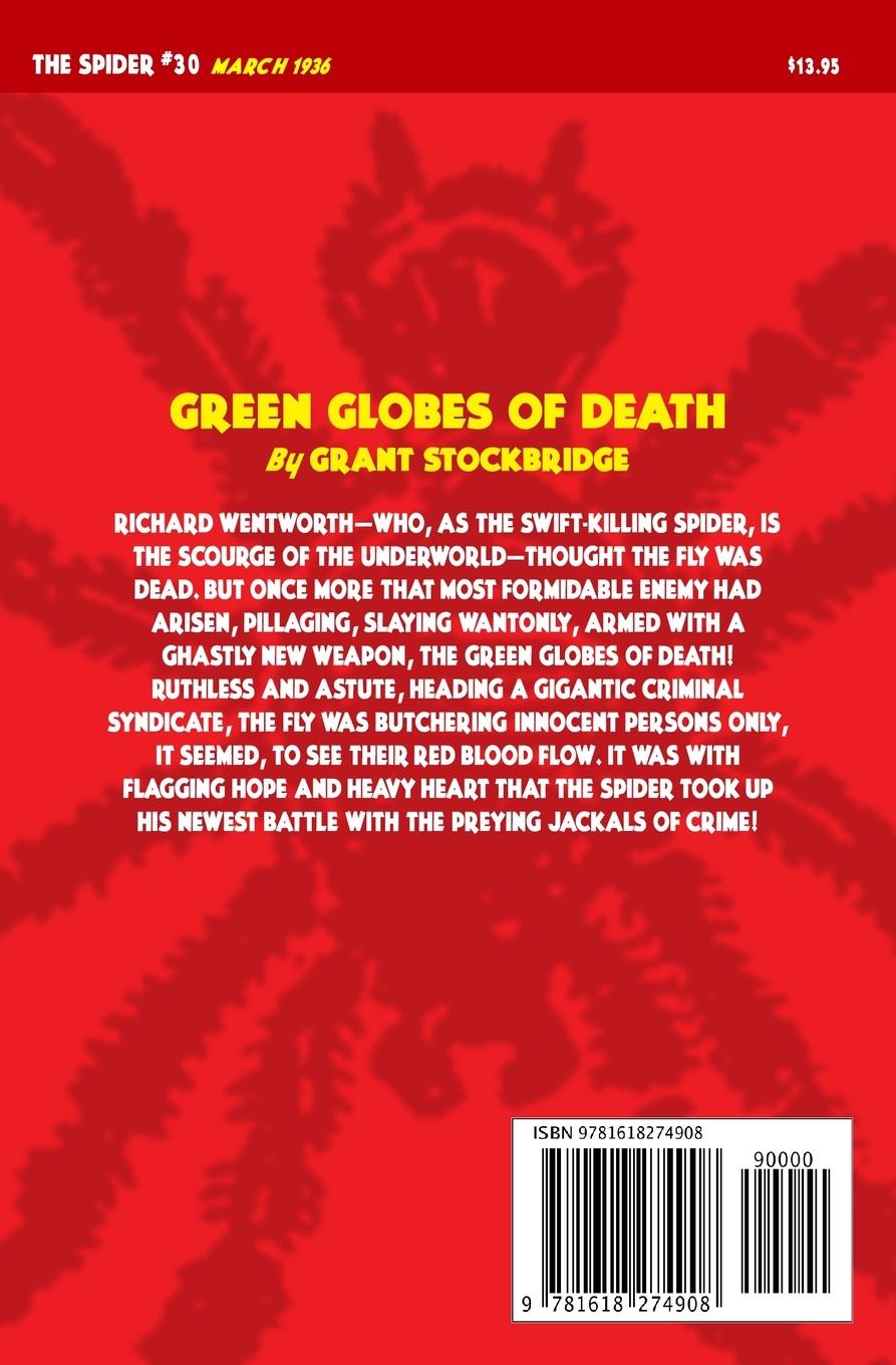 Rückseitencover The Spider #30: Green Globes of Death