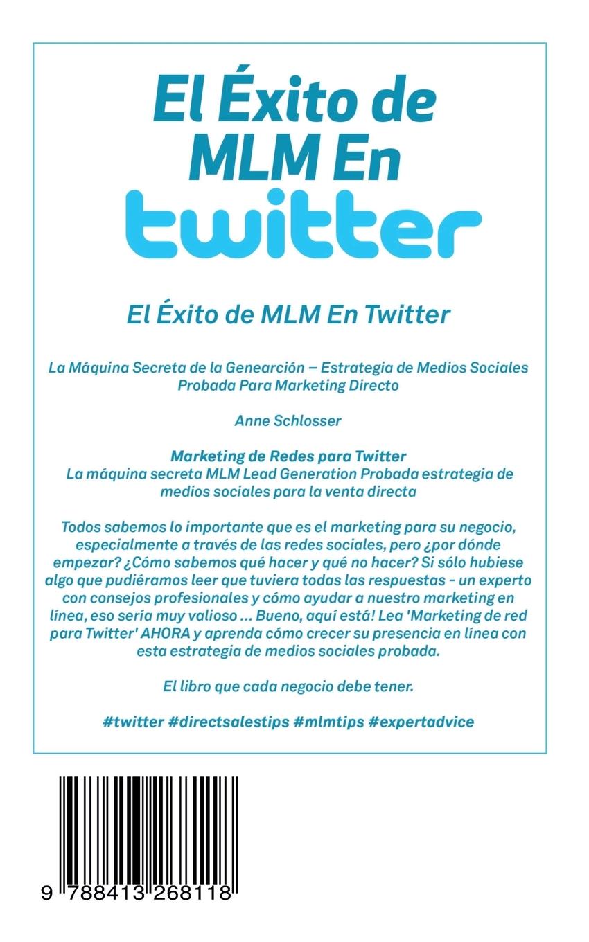 Rückseitencover El Éxito de MLM En Twitter