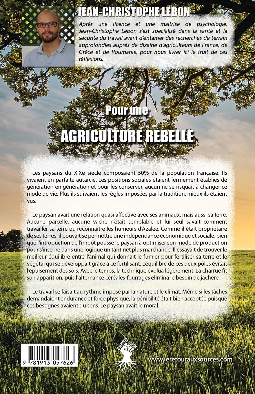 Rückseitencover Pour une Agriculture rebelle