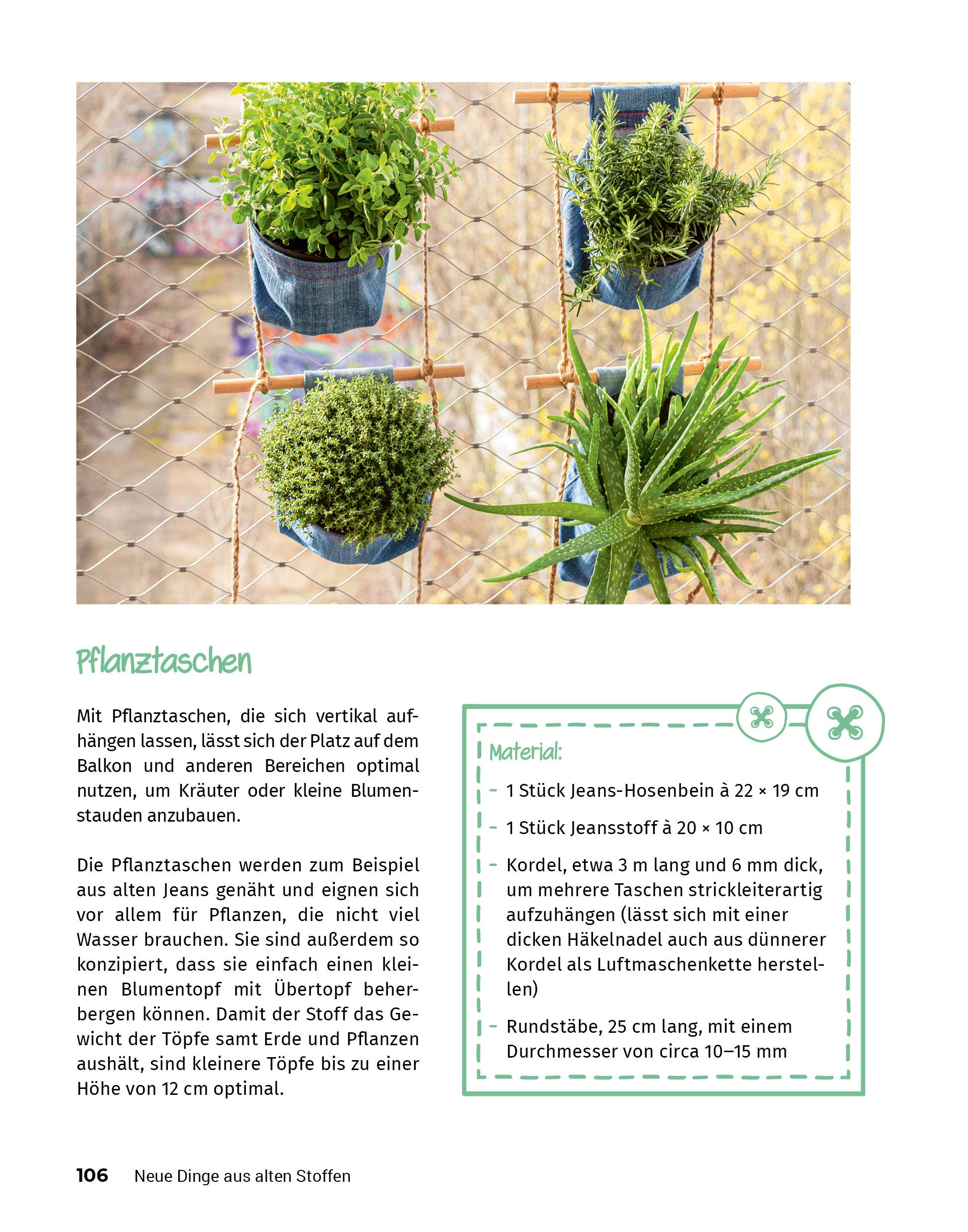 Beispielinhalt (Bild) Neue Dinge aus alten Stoffen