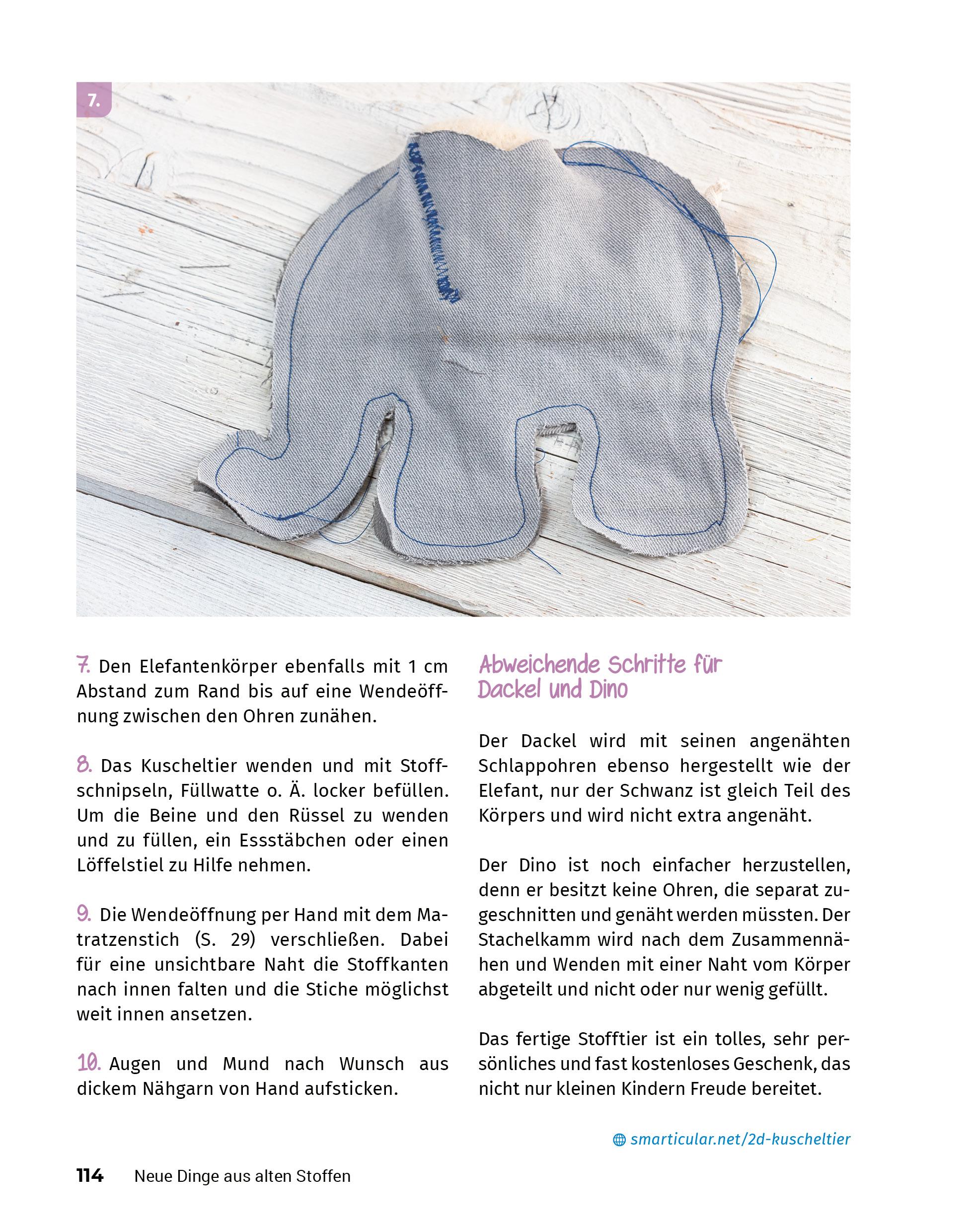 Beispielinhalt (Bild) Neue Dinge aus alten Stoffen