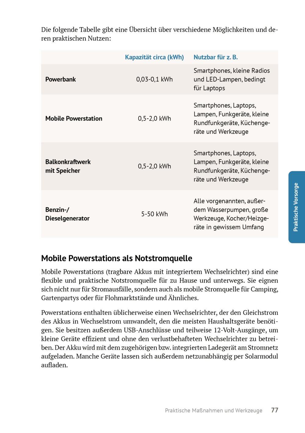 Beispielinhalt (Bild) Das Krisenhandbuch