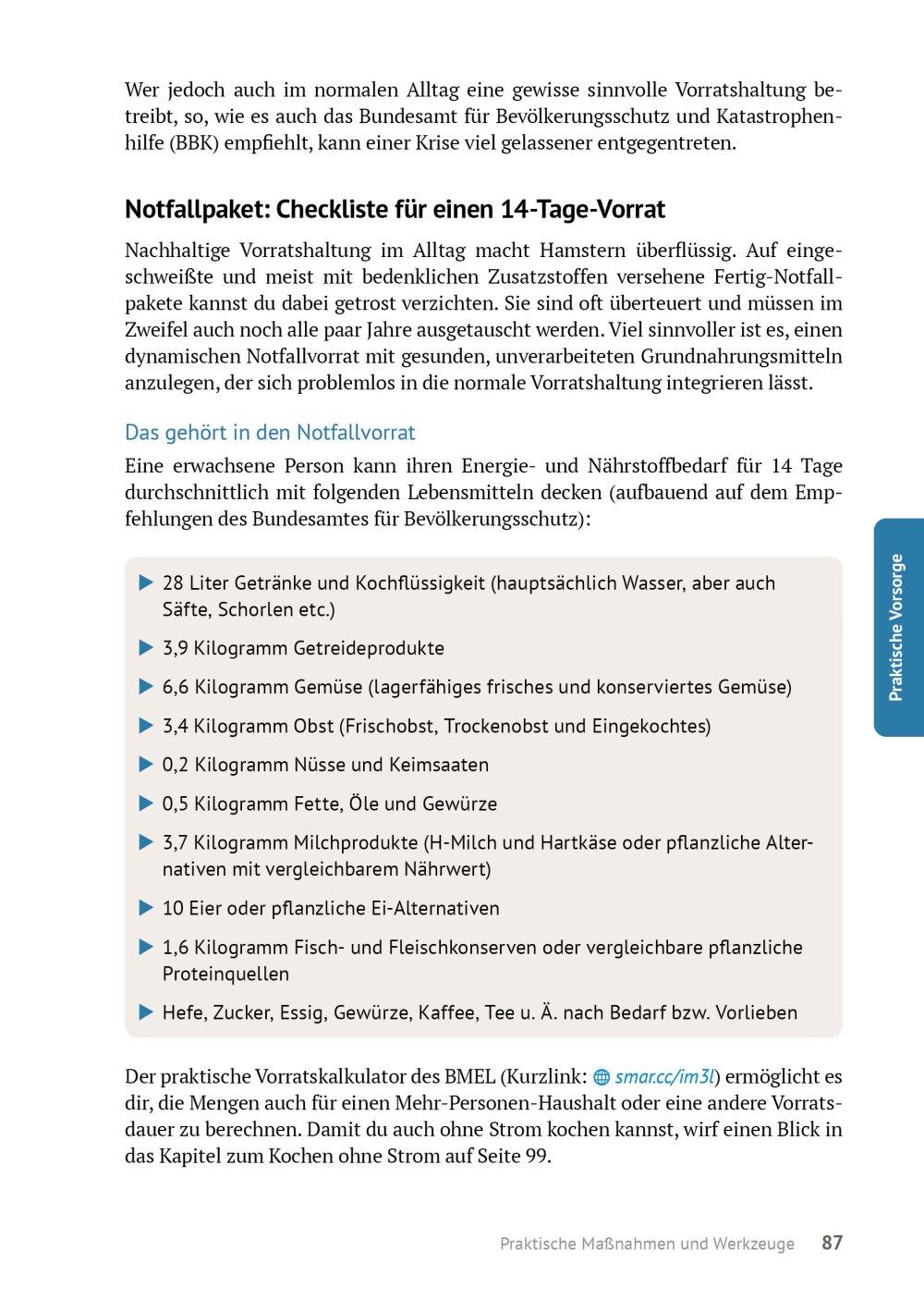 Beispielinhalt (Bild) Das Krisenhandbuch