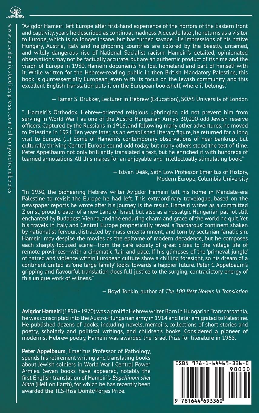 Rückseitencover Voyage into Savage Europe