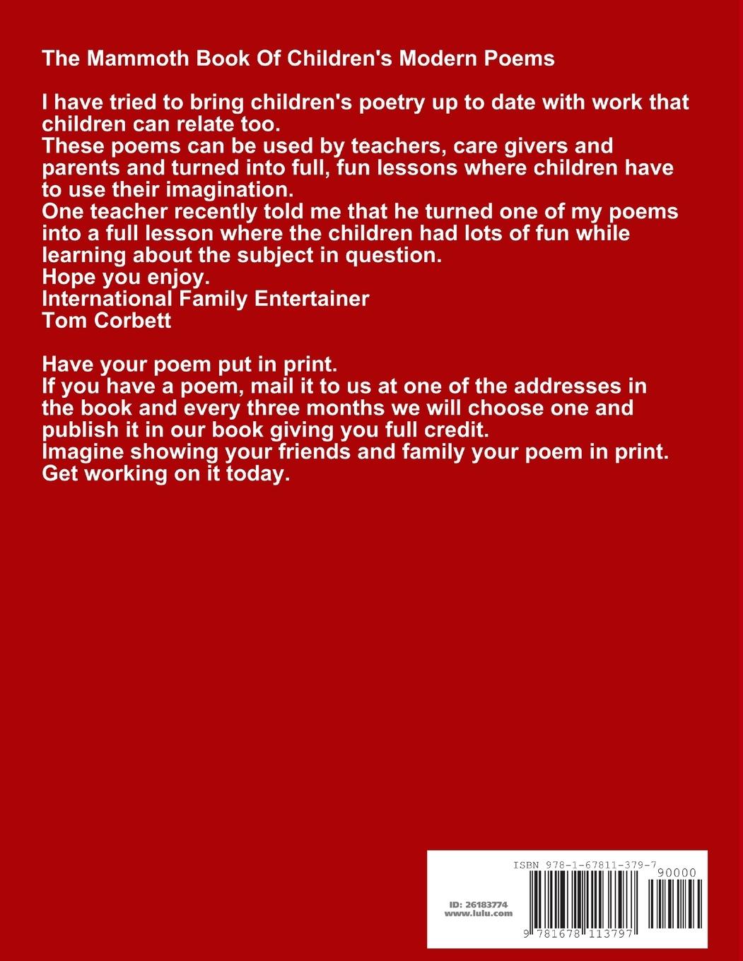 Rückseitencover The Mammoth Book Of Modern Children's Poems
