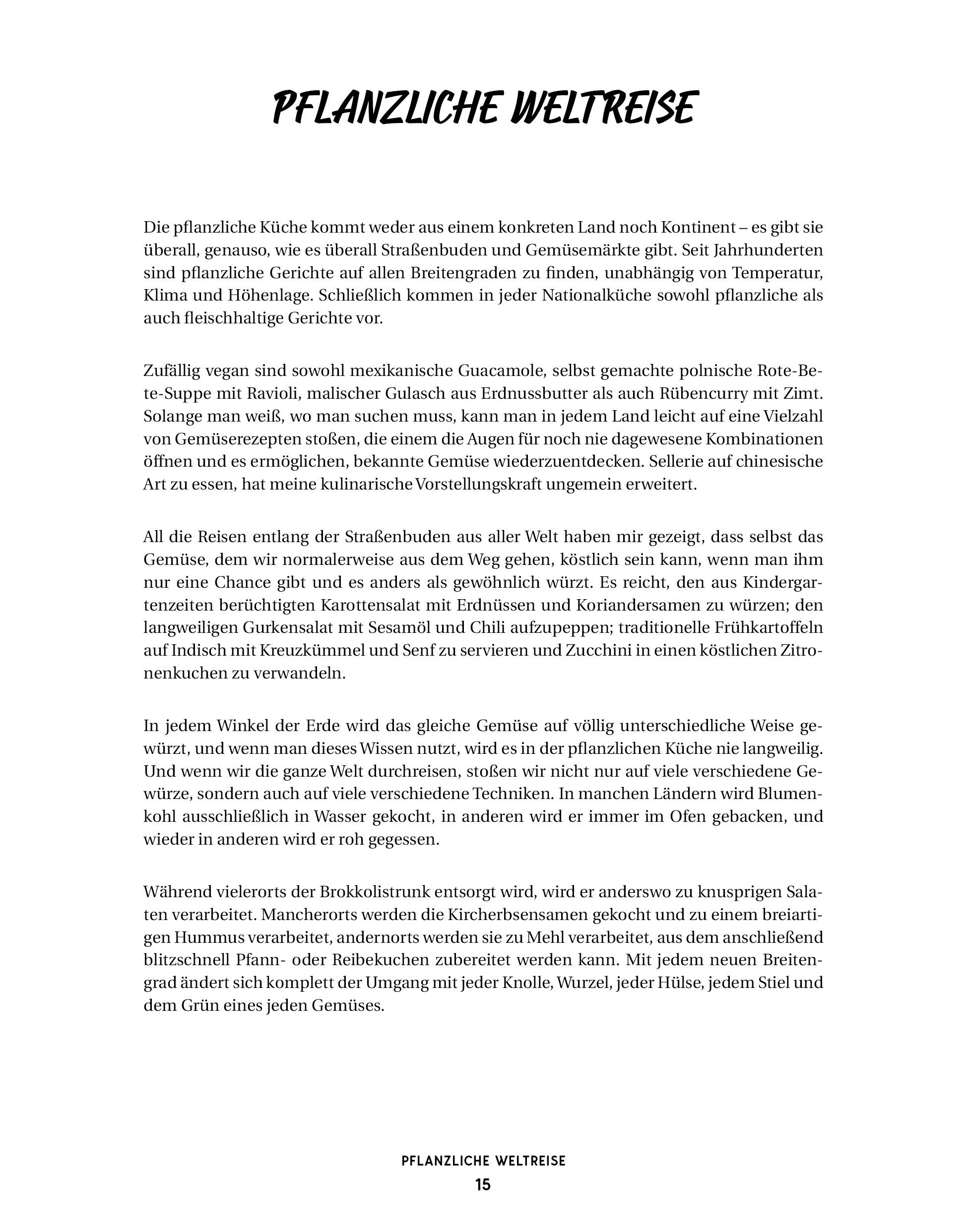 Beispielinhalt (Bild) Zufällig vegan - International