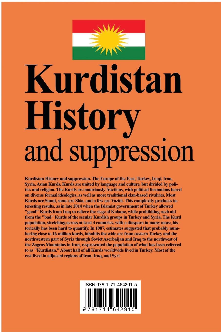 Rückseitencover Kurdistan History and suppression