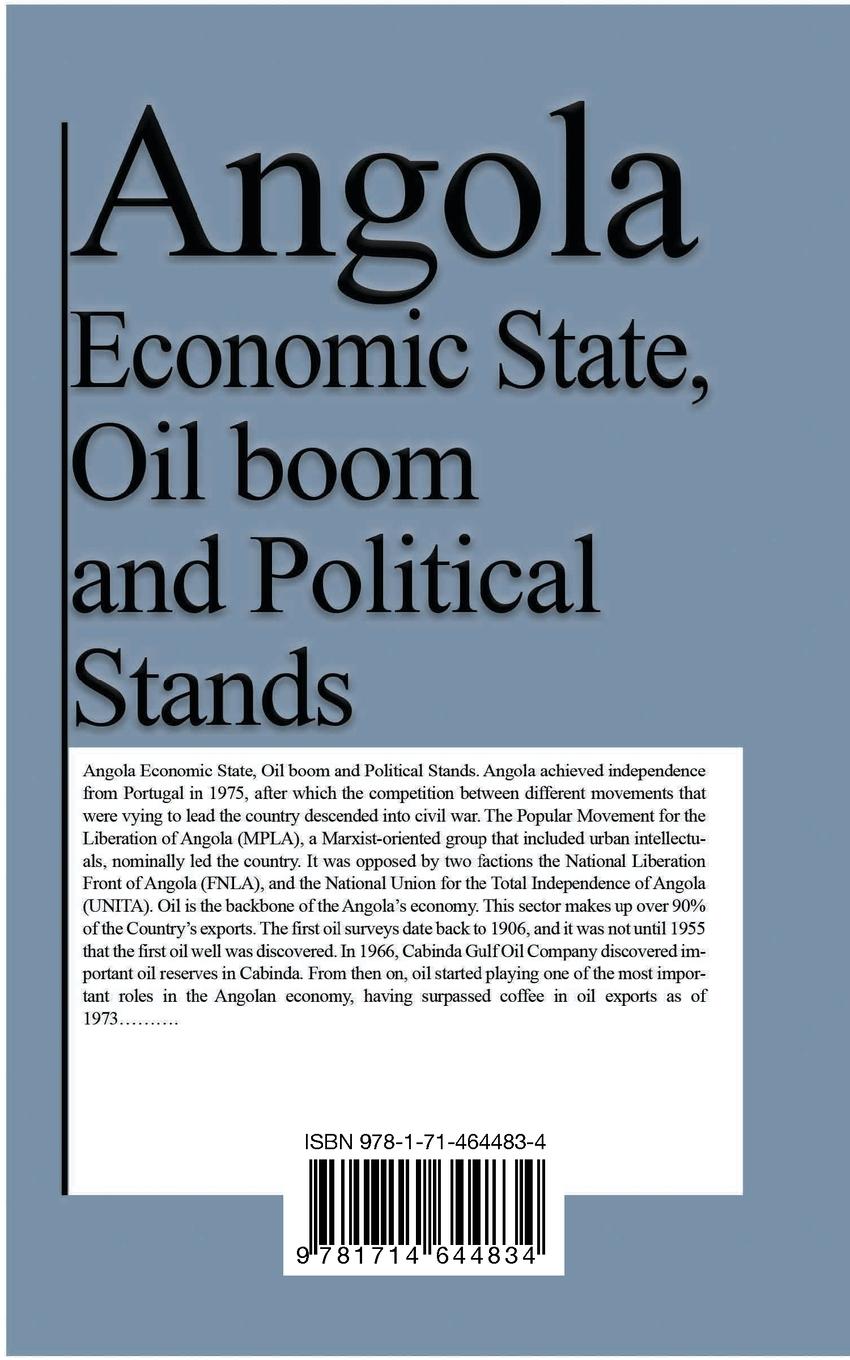 Rückseitencover Angola Economic State, Oil boom and Political Stands