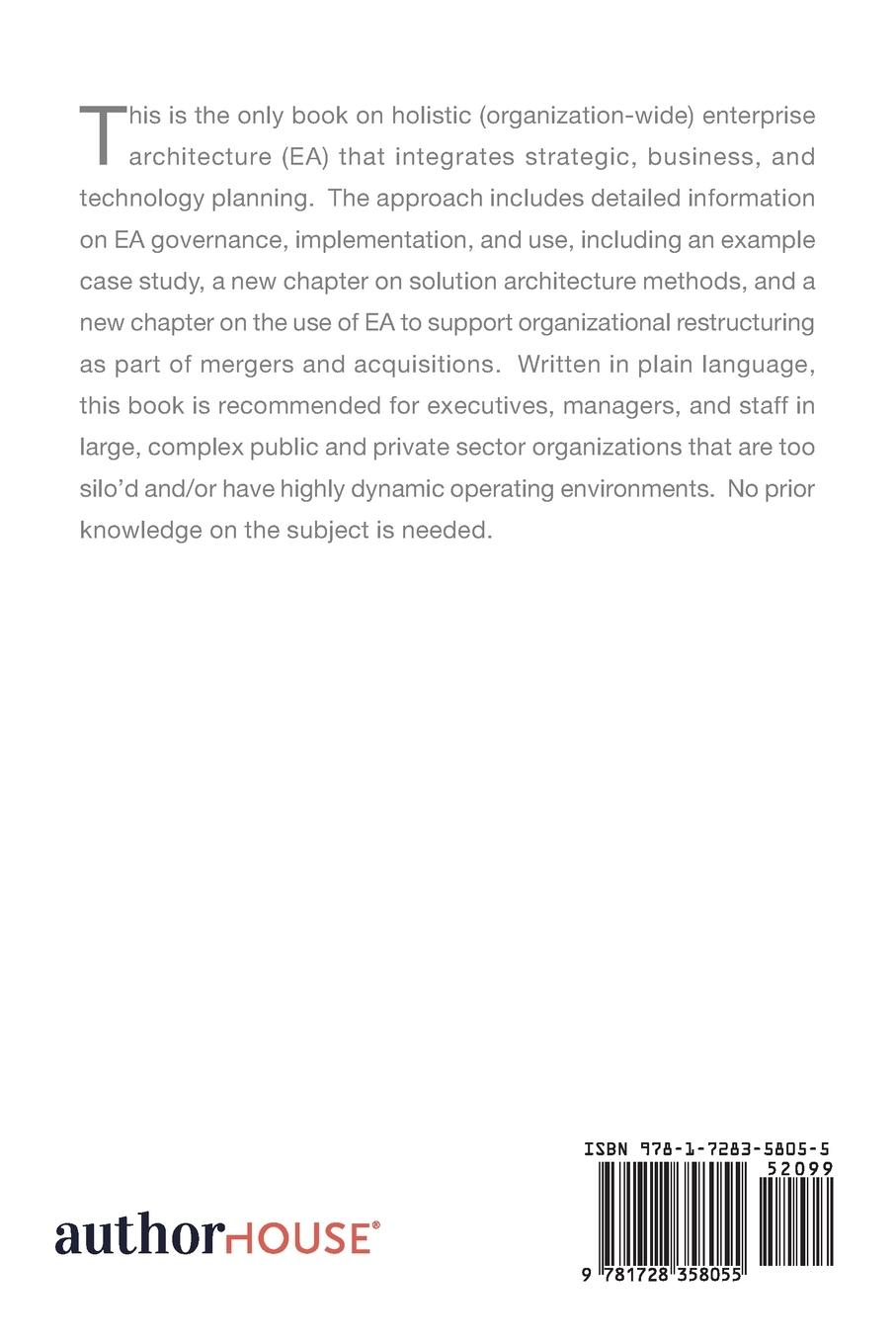 Rückseitencover An Introduction to Holistic Enterprise Architecture