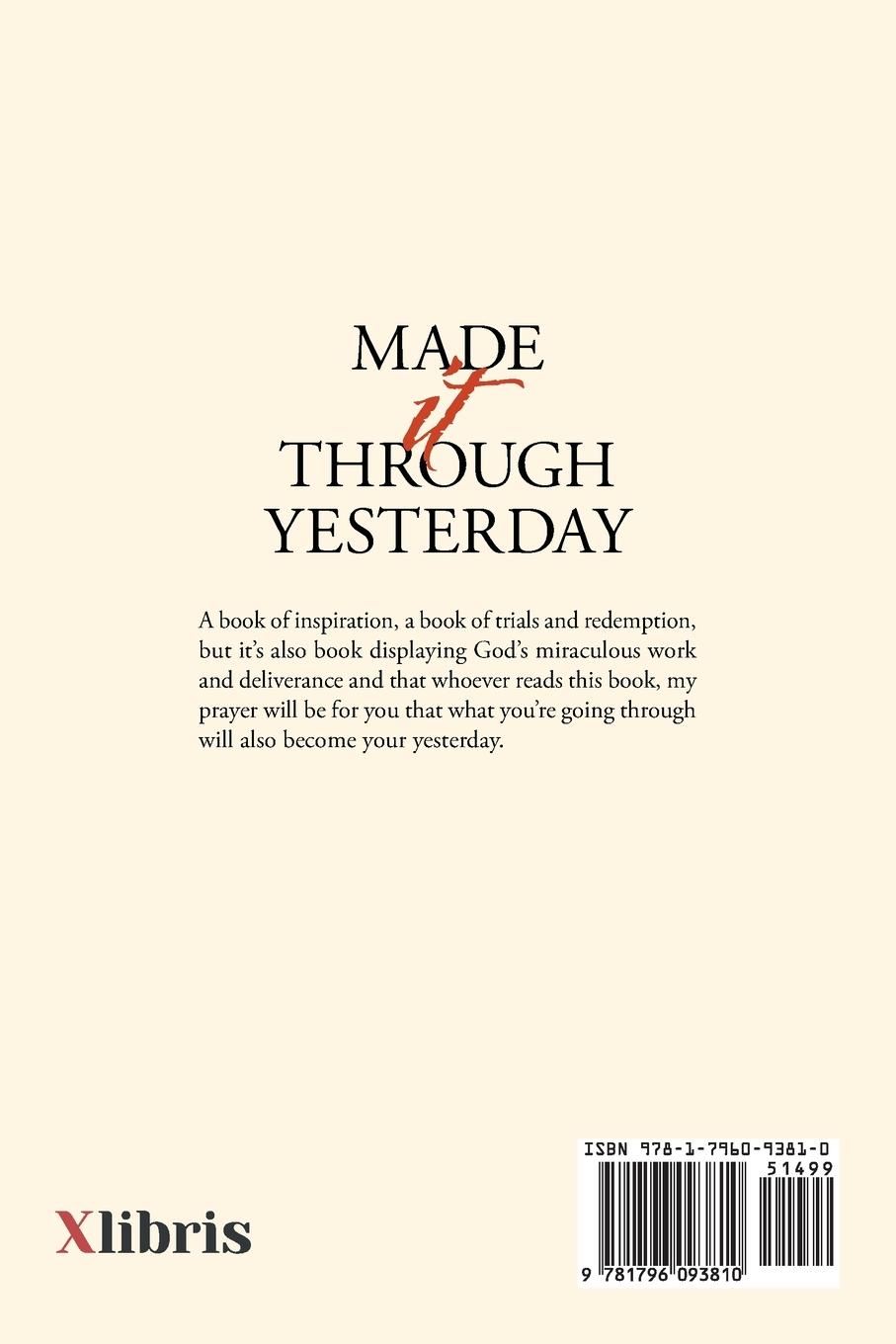 Rückseitencover Made It Through Yesterday