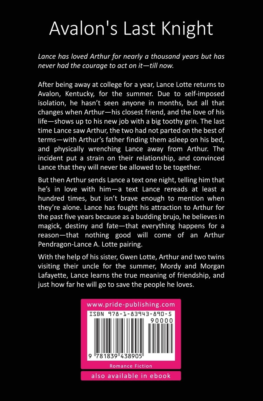 Rückseitencover Avalon's Last Knight