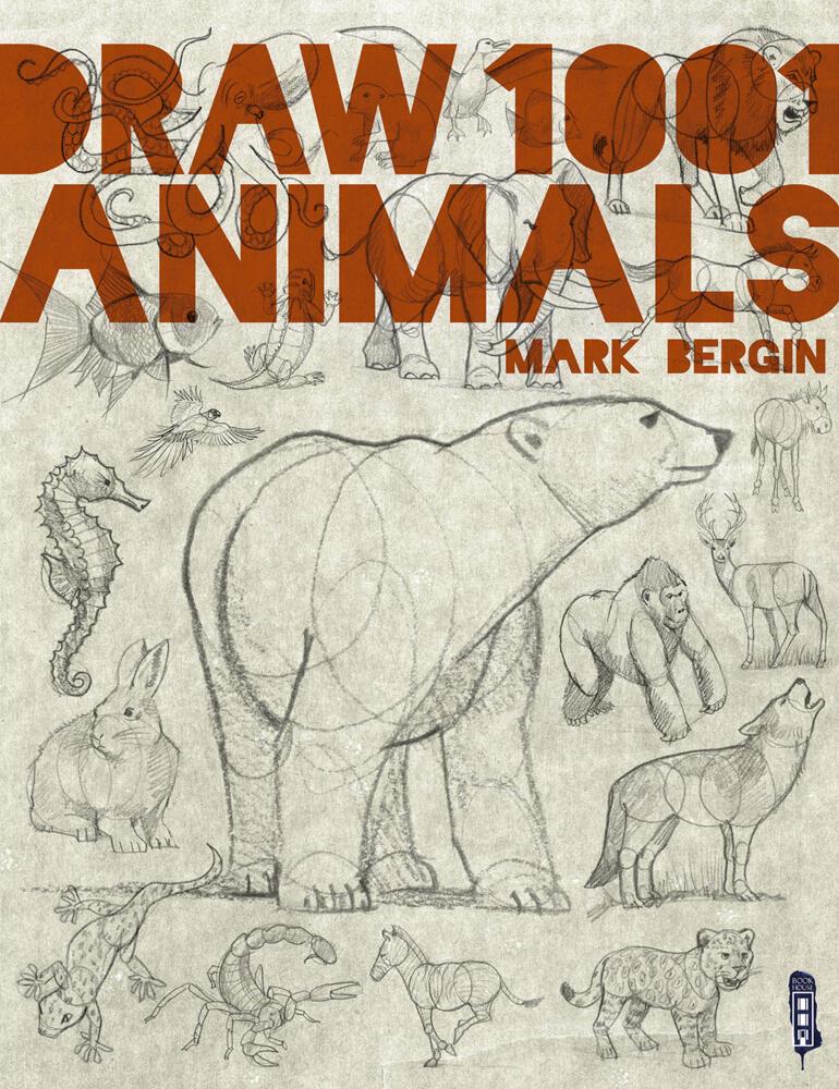 Vorderes Coverbild Draw 1,001 Animals