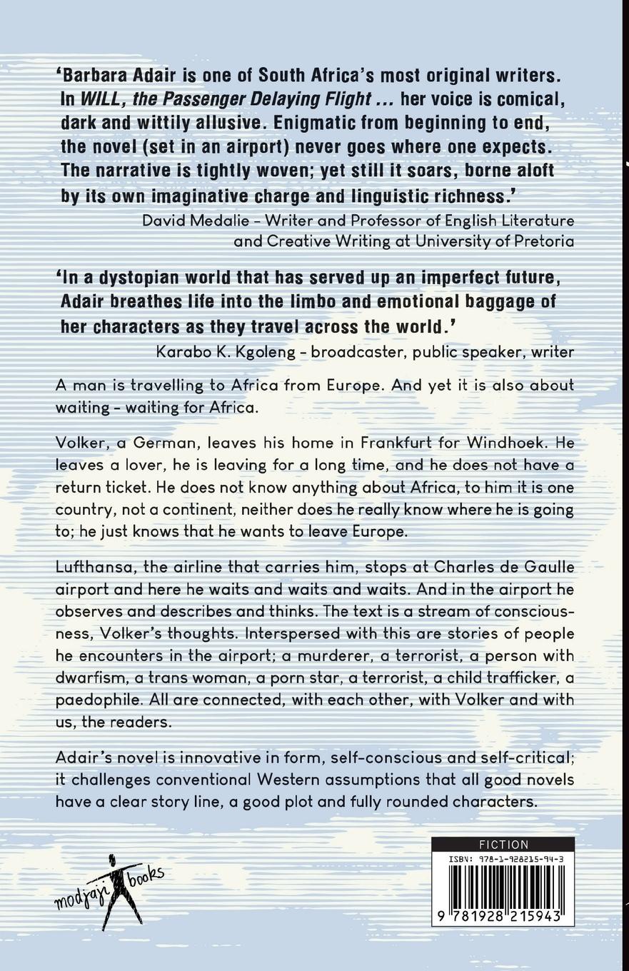 Rückseitencover Will, the Passenger Delaying Flight...