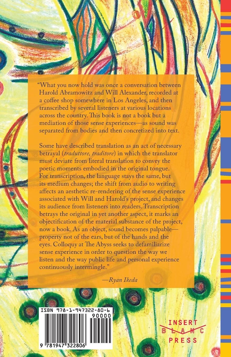 Rückseitencover Colloquy at the Abyss