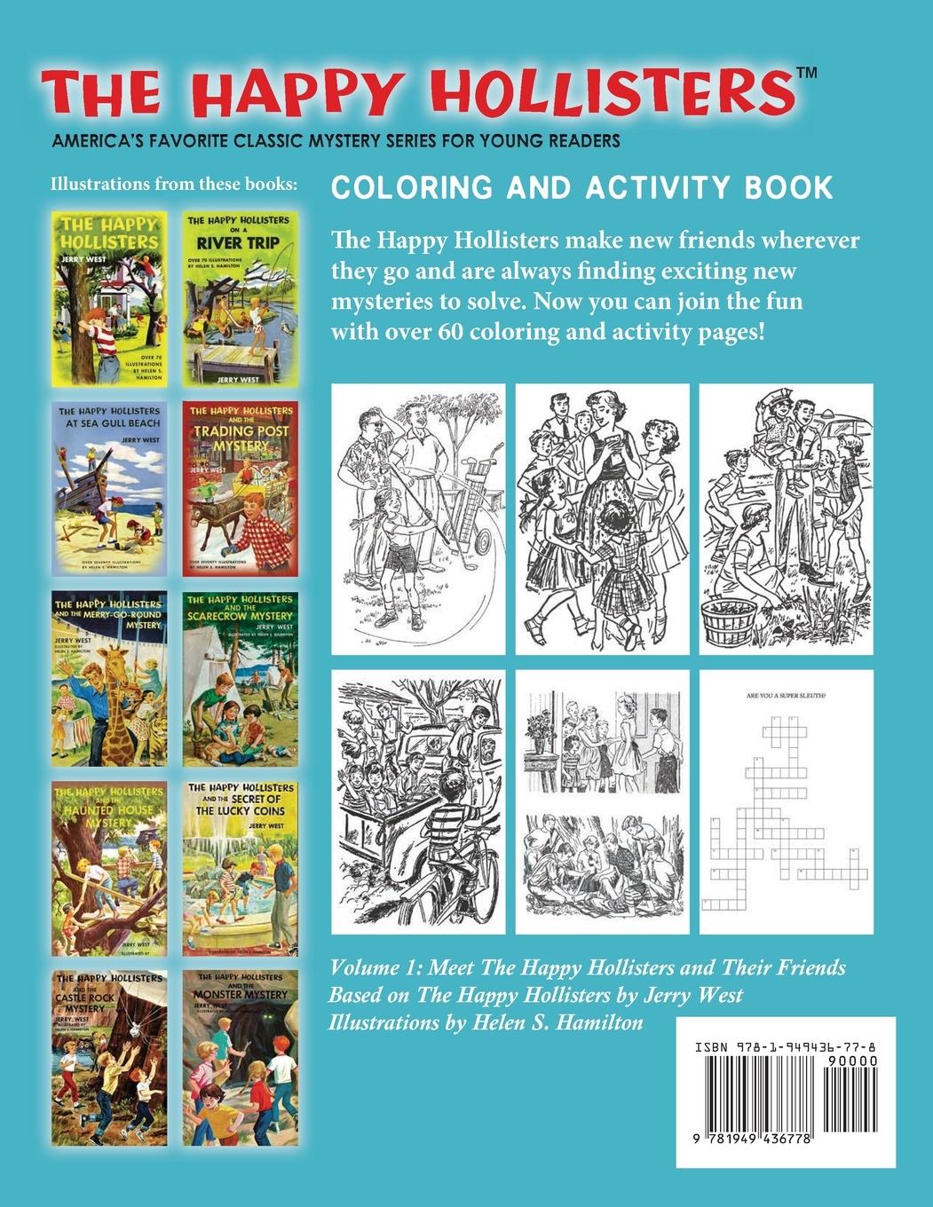 Rückseitencover The Happy Hollisters Coloring and Activity Book