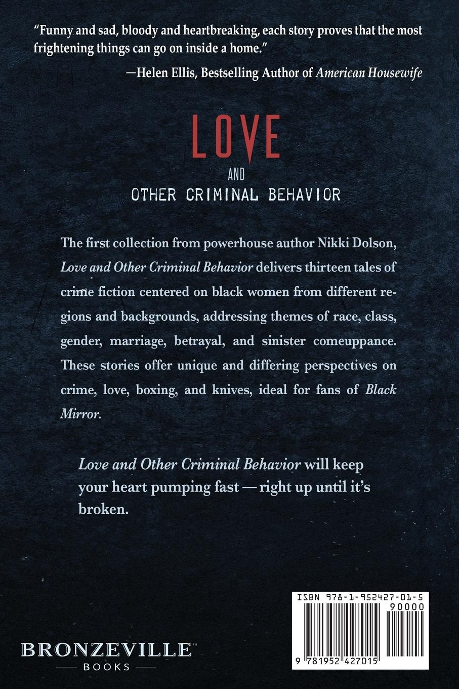 Rückseitencover Love and Other Criminal Behavior