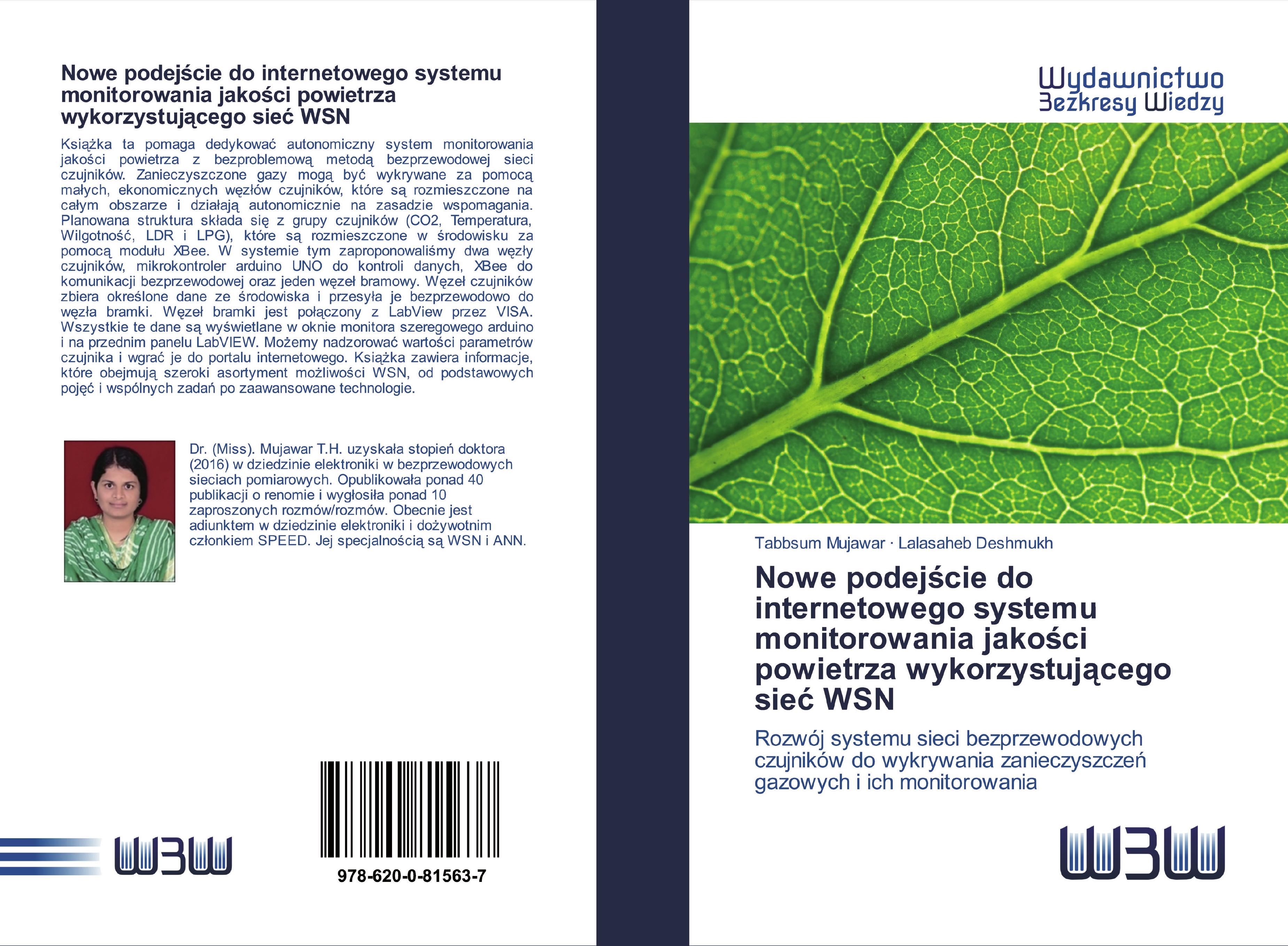 Vorderes Coverbild Nowe podej¿cie do internetowego systemu monitorowania jako¿ci powietrza wykorzystuj¿cego sie¿ WSN
