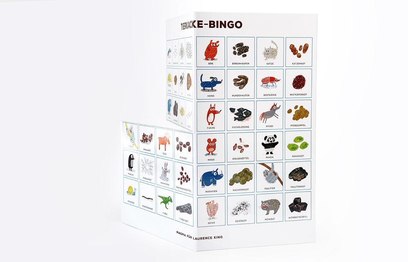 Beispielinhalt (Bild) Tierkacke-Bingo