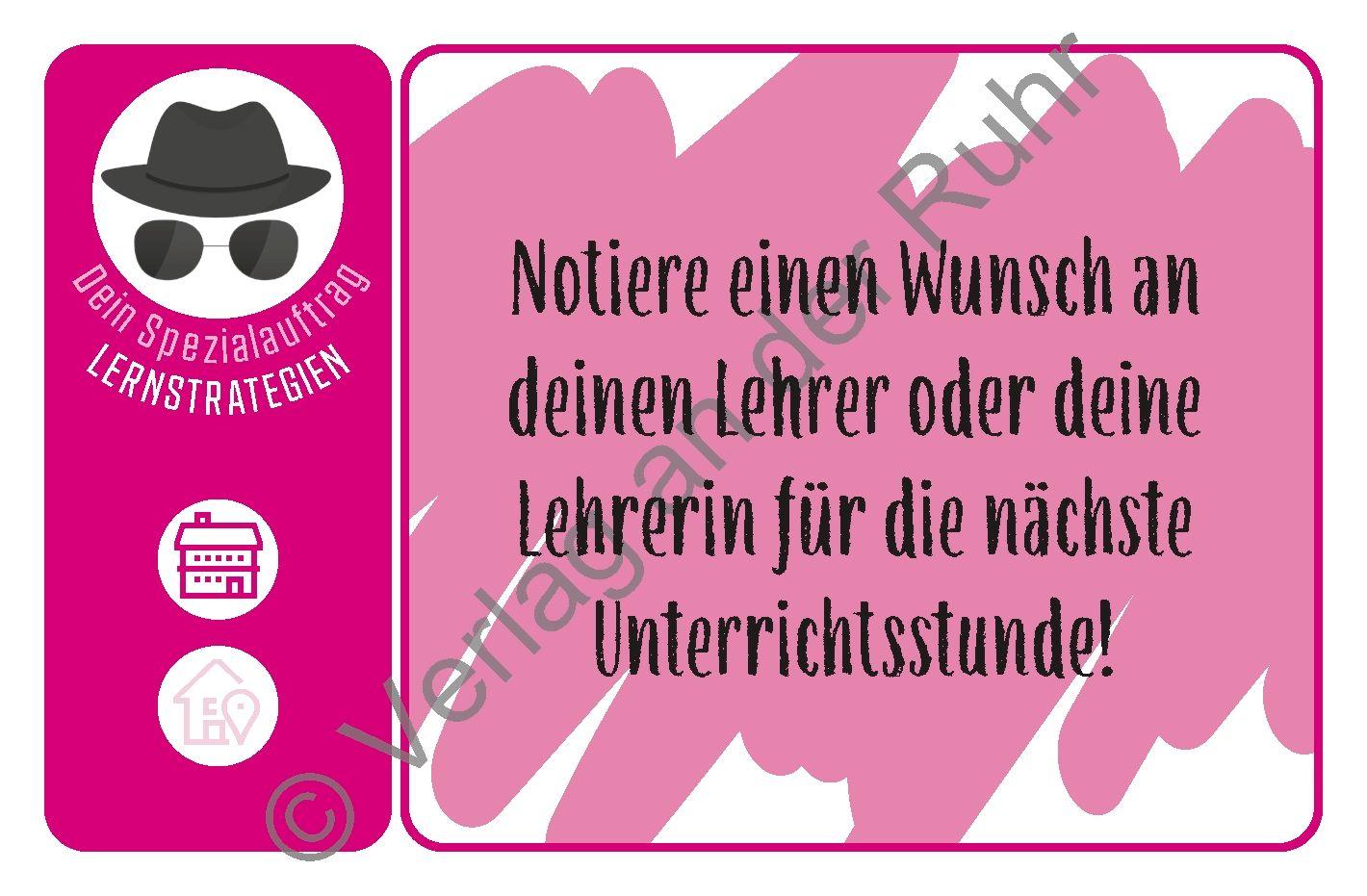 Beispielinhalt (Bild) Die Spezialauftragskartei