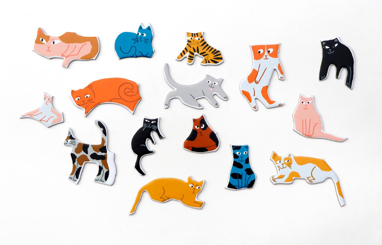 Beispielinhalt (Bild) 299 Katzen (und 1 Hund). Puzzle 300 Teile