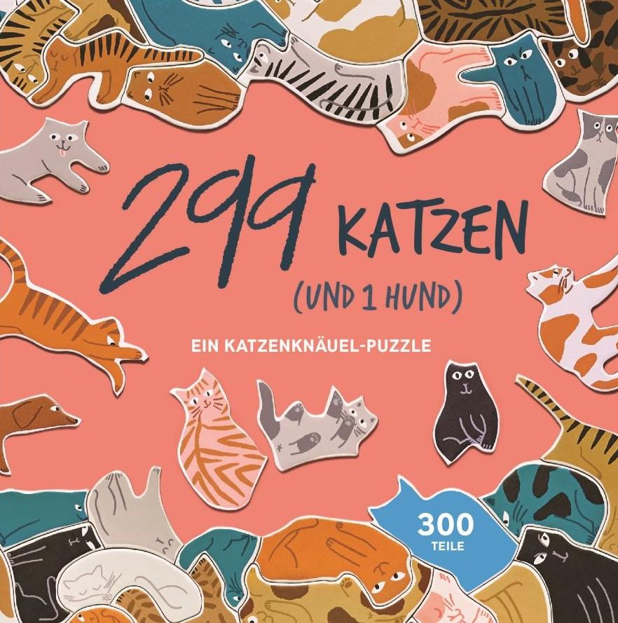 Vorderes Coverbild 299 Katzen (und 1 Hund). Puzzle 300 Teile