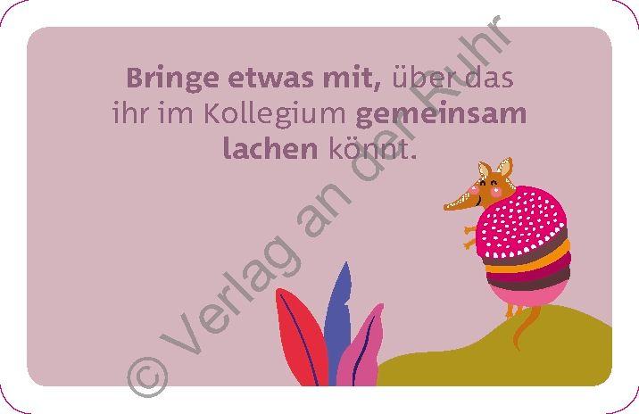 Beispielinhalt (Bild) Die kleine Inspirationskiste mit großer Wirkung - "live - love - teach"