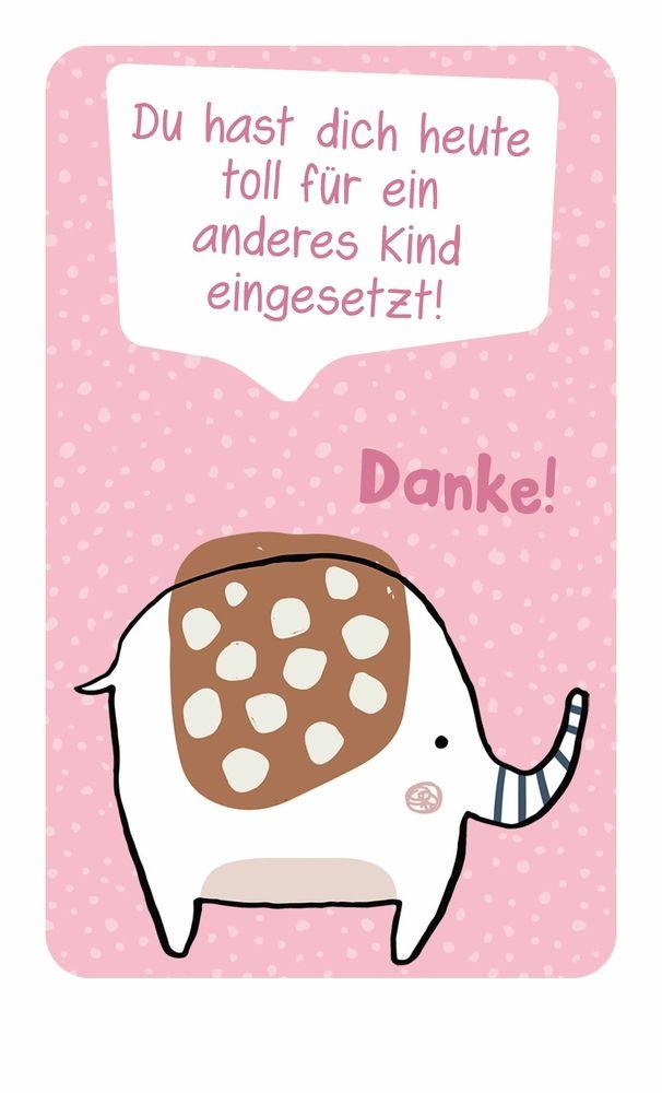 Beispielinhalt (Bild) DANKE! 100 Lobkärtchen für ein gutes soziales Miteinander