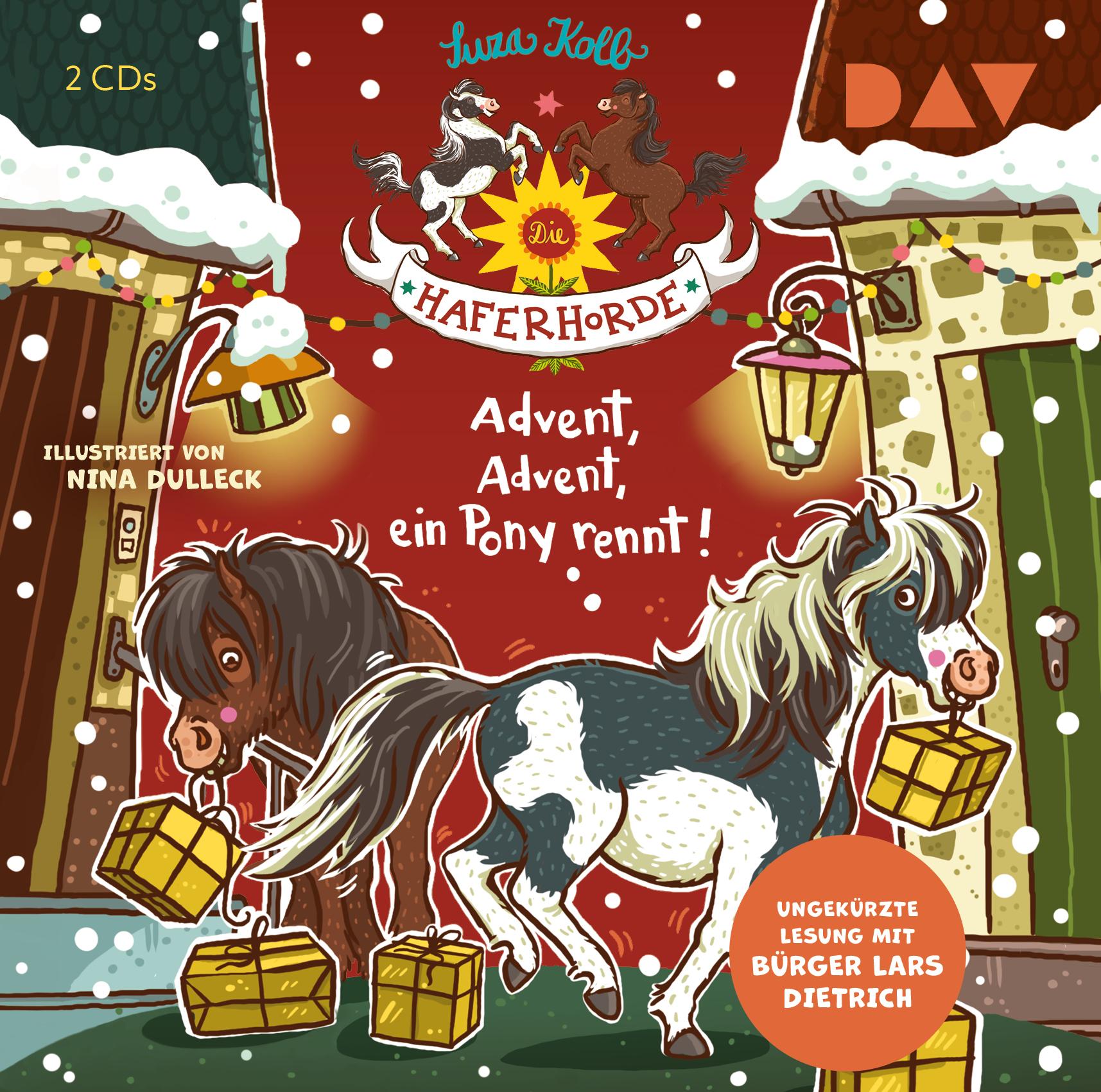 Vorderes Coverbild Die Haferhorde 16: Advent, Advent, ein Pony rennt!