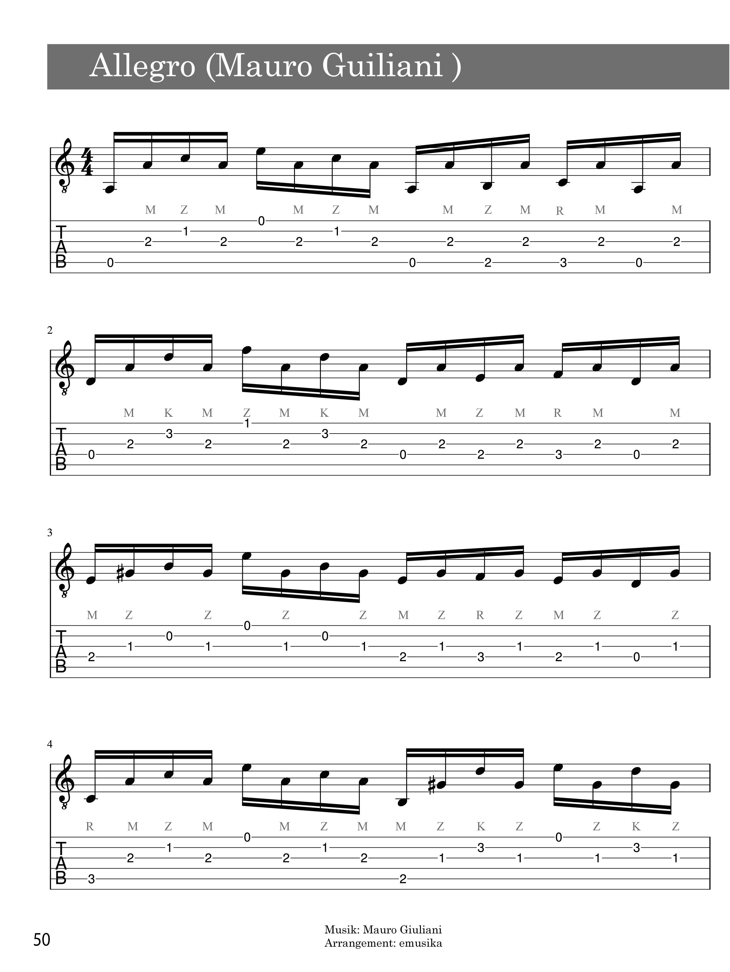 Beispielinhalt (Bild) Gitarre lernen leicht gemacht für Erwachsene mit Audio und Lehrvideos