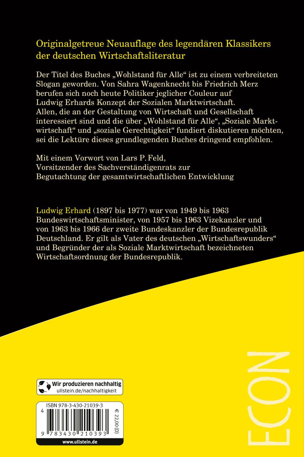 Rückseitencover Wohlstand für alle