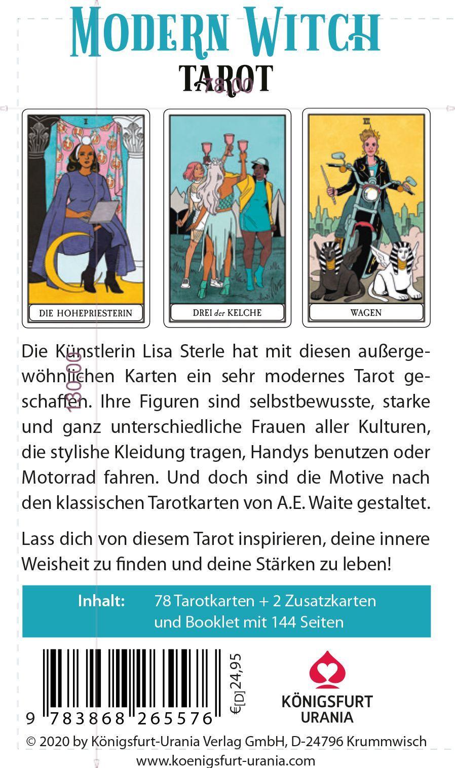 Beispielinhalt (Bild) Modern Witch Tarot (Deutsch)