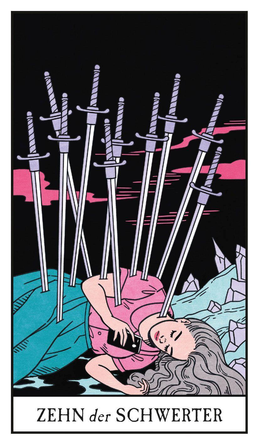 Beispielinhalt (Bild) Modern Witch Tarot (Deutsch)