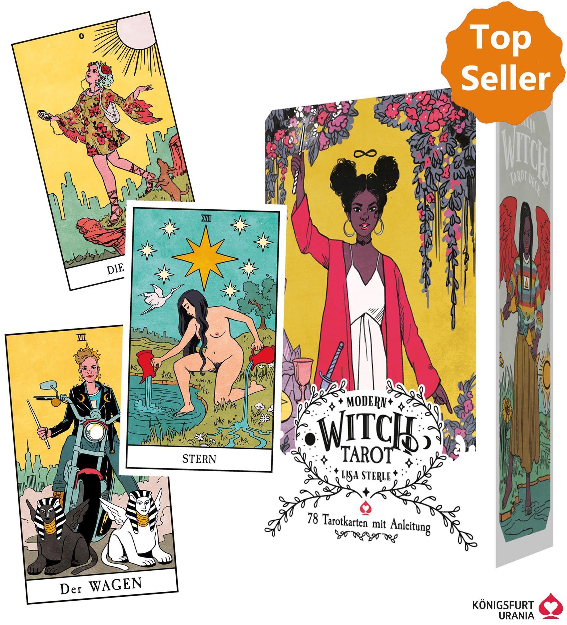 Vorderes Coverbild Modern Witch Tarot (Deutsch)