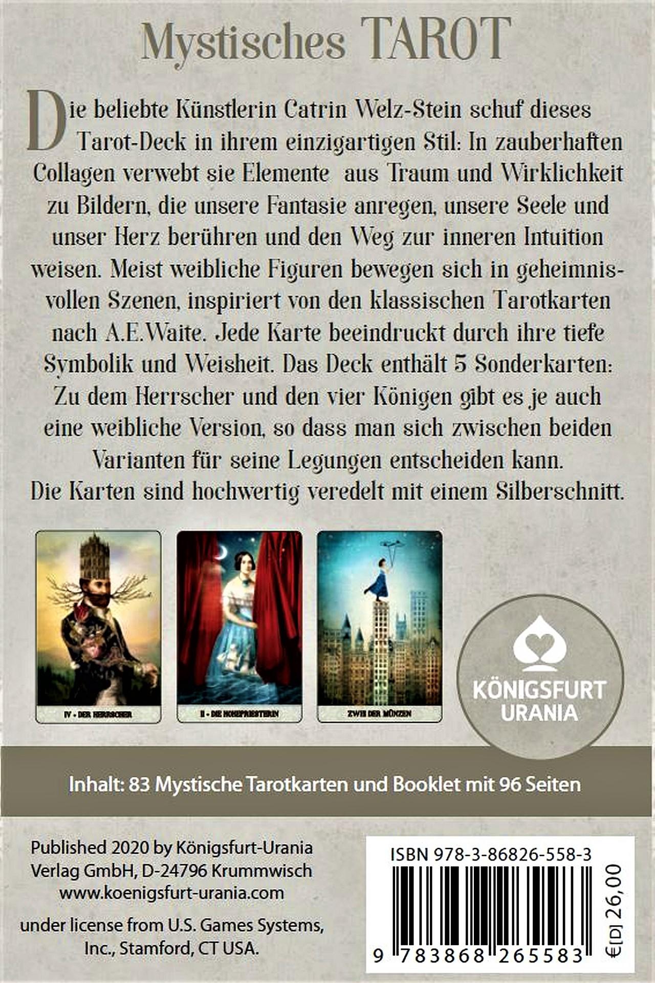 Rückseitencover Mystisches Tarot