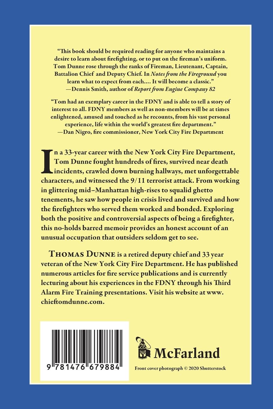 Rückseitencover Notes from the Fireground