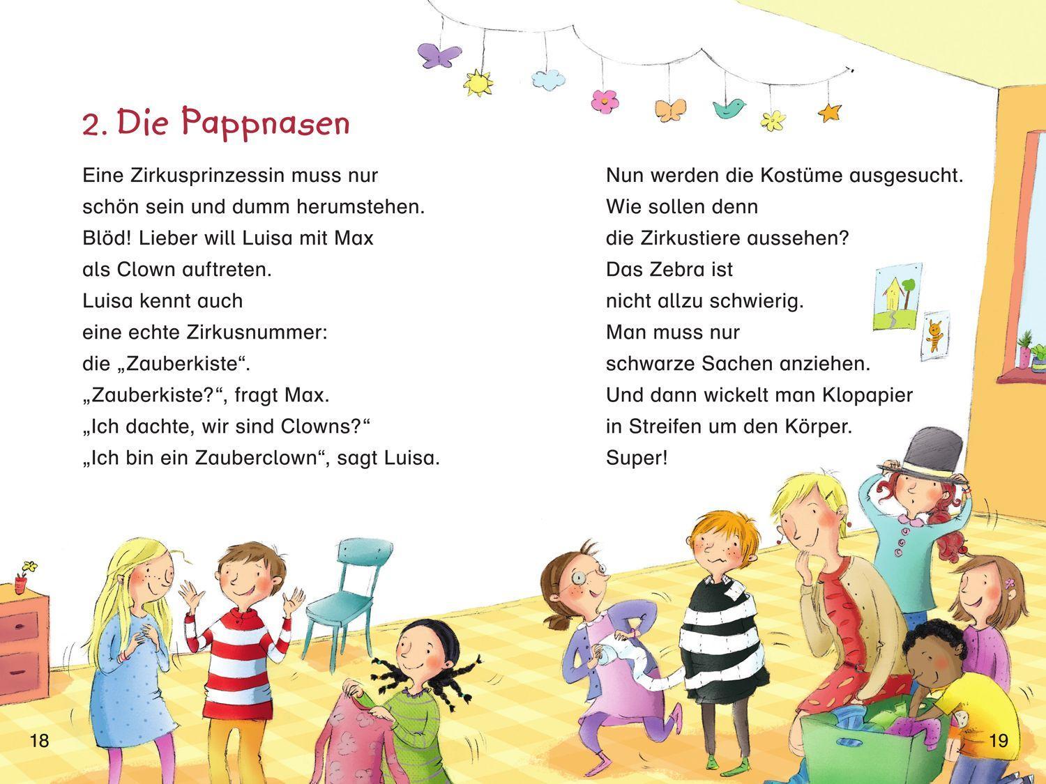 Beispielinhalt (Bild) Duden Leseprofi - Ein total verrücktes Schulfest, 2. Klasse