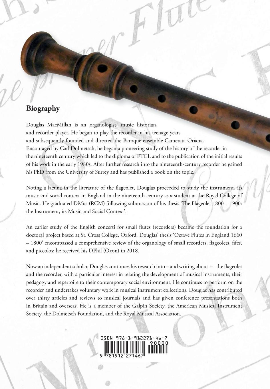 Rückseitencover THE SMALL FLUTE CONCERTO IN EARLY EIGHTEENTH-CENTURY LONDON