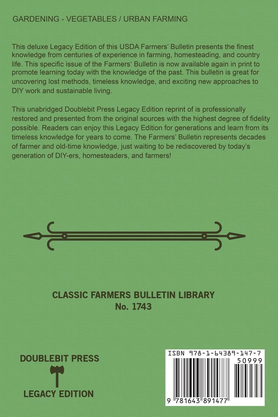 Rückseitencover Hotbeds And Coldframes (Legacy Edition)