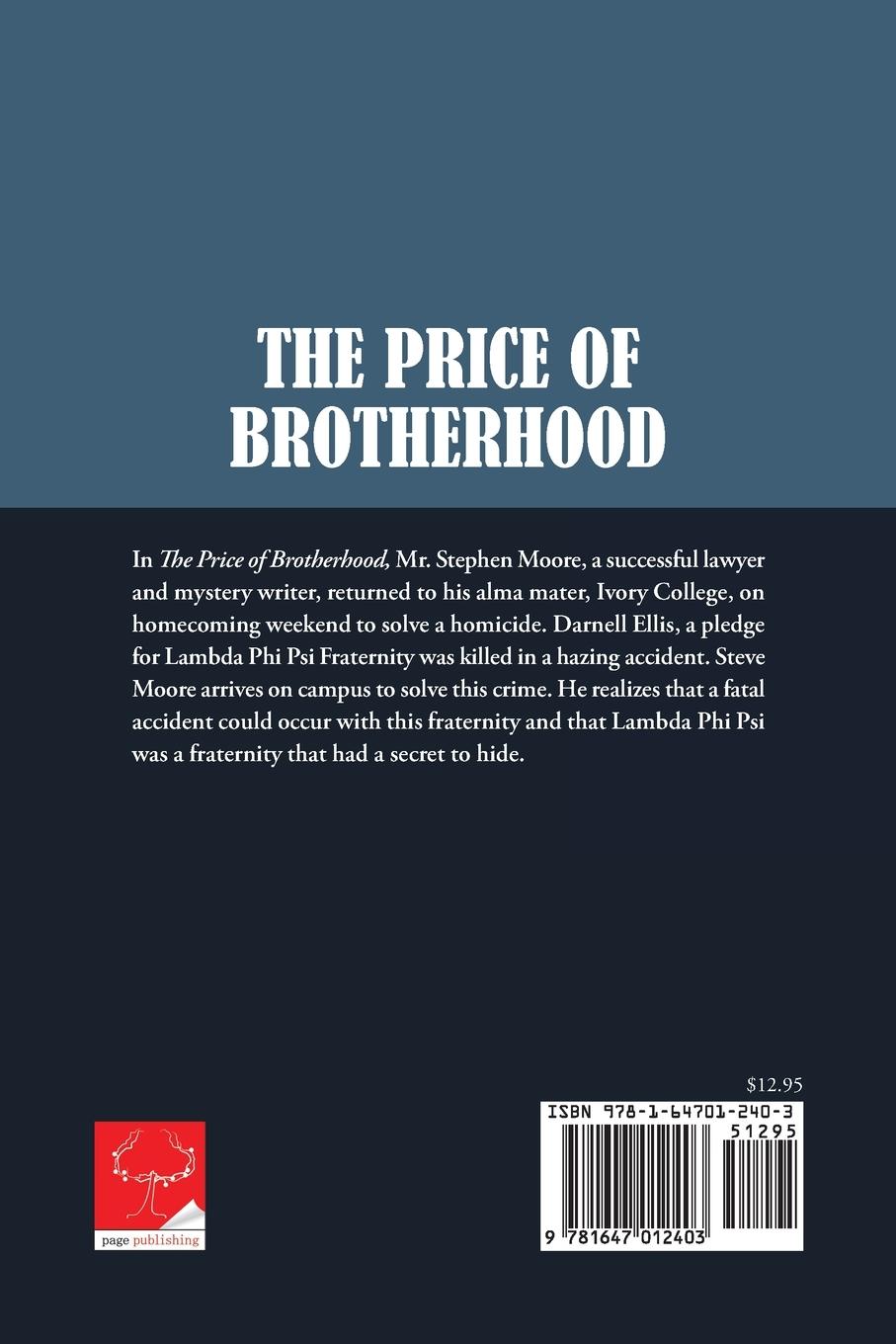 Rückseitencover The Price of Brotherhood