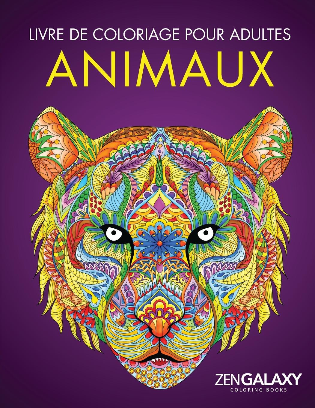 Vorderes Coverbild Livre de coloriage pour adultes: Animaux: Dessins d'animaux relaxant