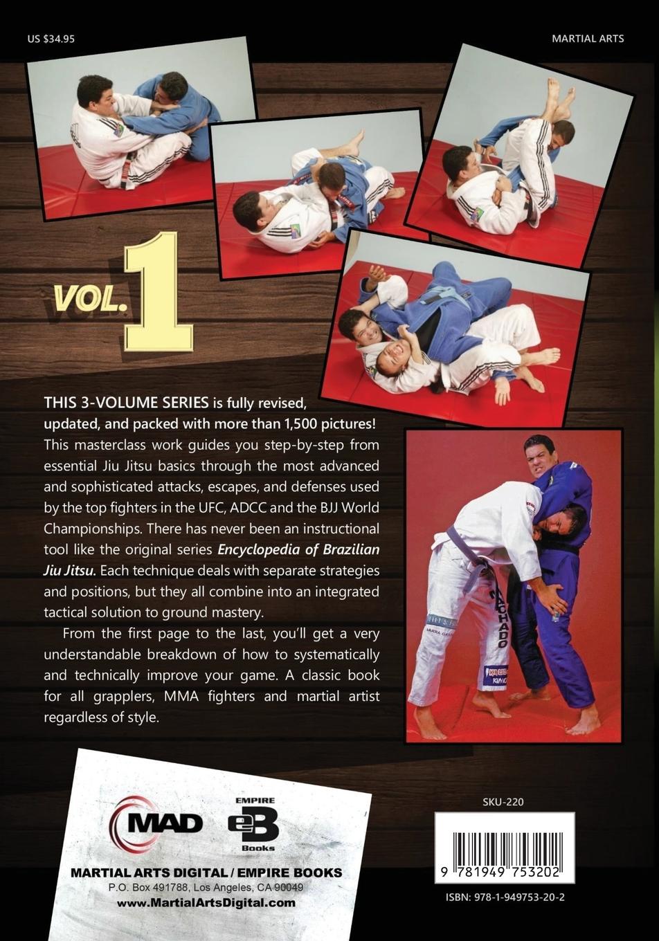 Rückseitencover Encyclopedia of Brazilian Jiu-Jitsu