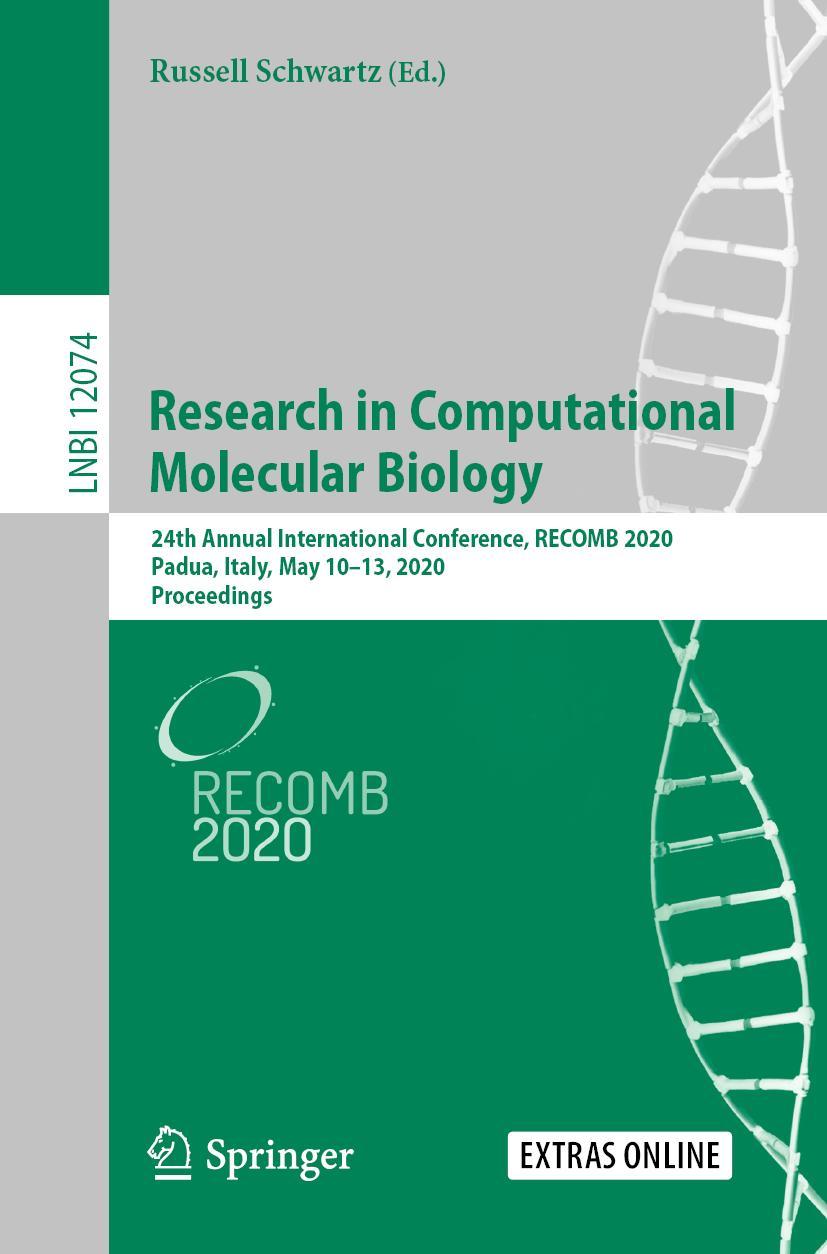 Vorderes Coverbild Research in Computational Molecular Biology