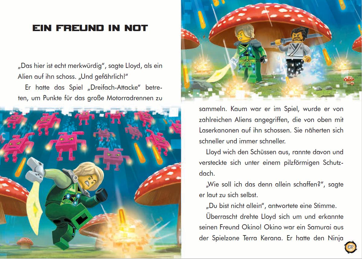 Beispielinhalt (Bild) LEGO® NINJAGO® - Meister der Spiele