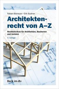 Vorderes Coverbild Architektenrecht von A-Z