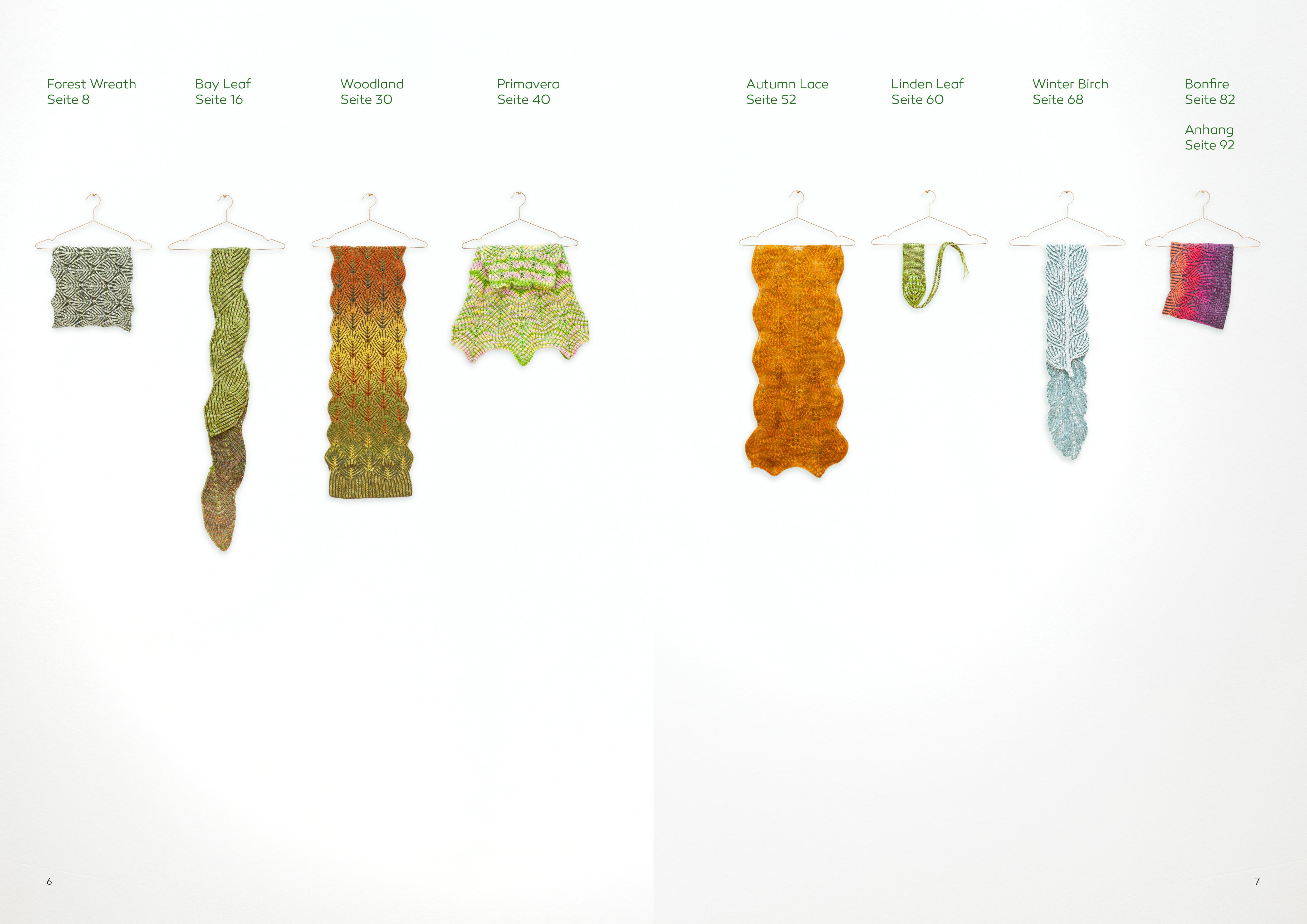 Beispielinhalt (Bild) Lust auf Brioche: Ein Blätterwald aus Wolle.