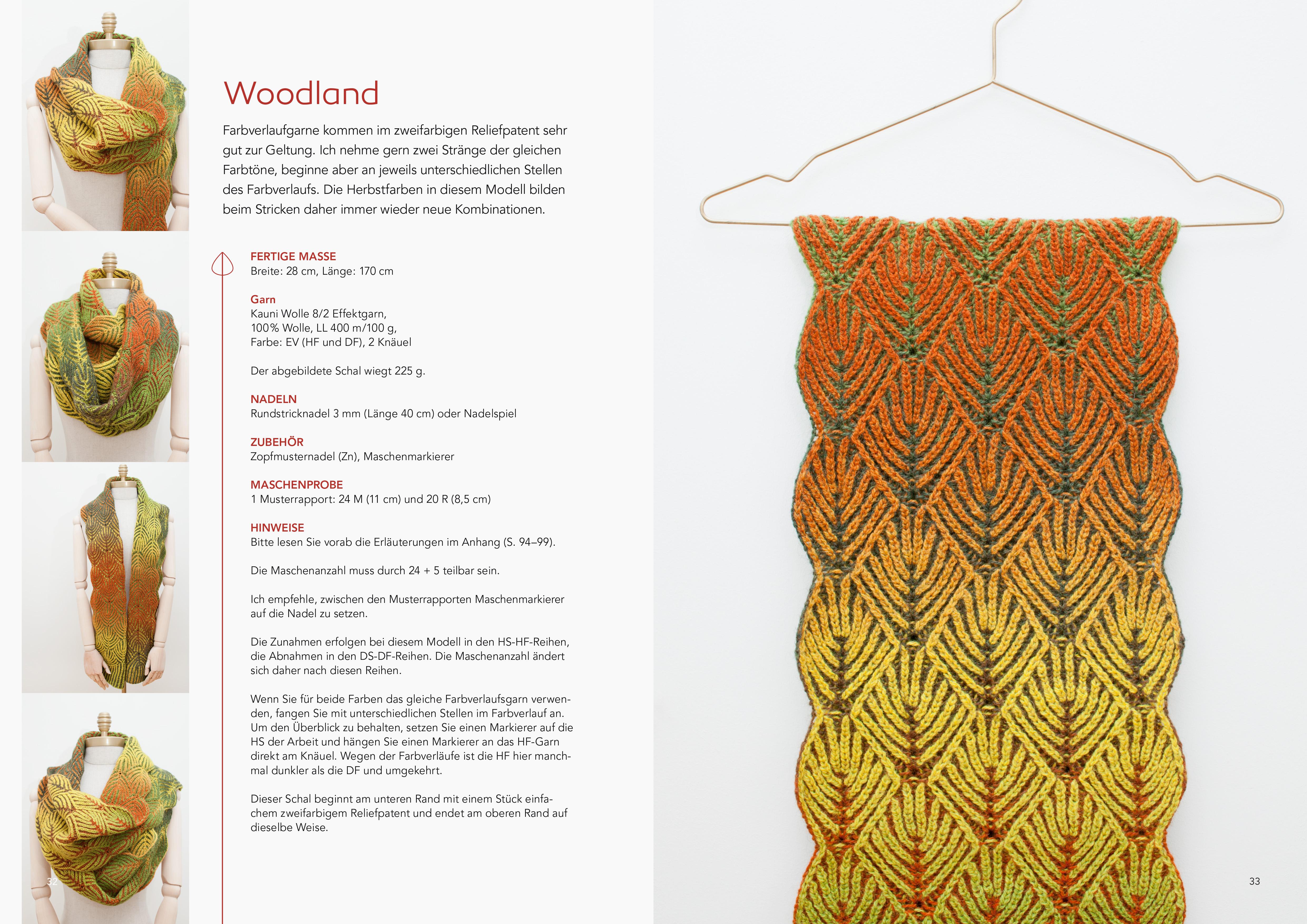 Beispielinhalt (Bild) Lust auf Brioche: Ein Blätterwald aus Wolle.