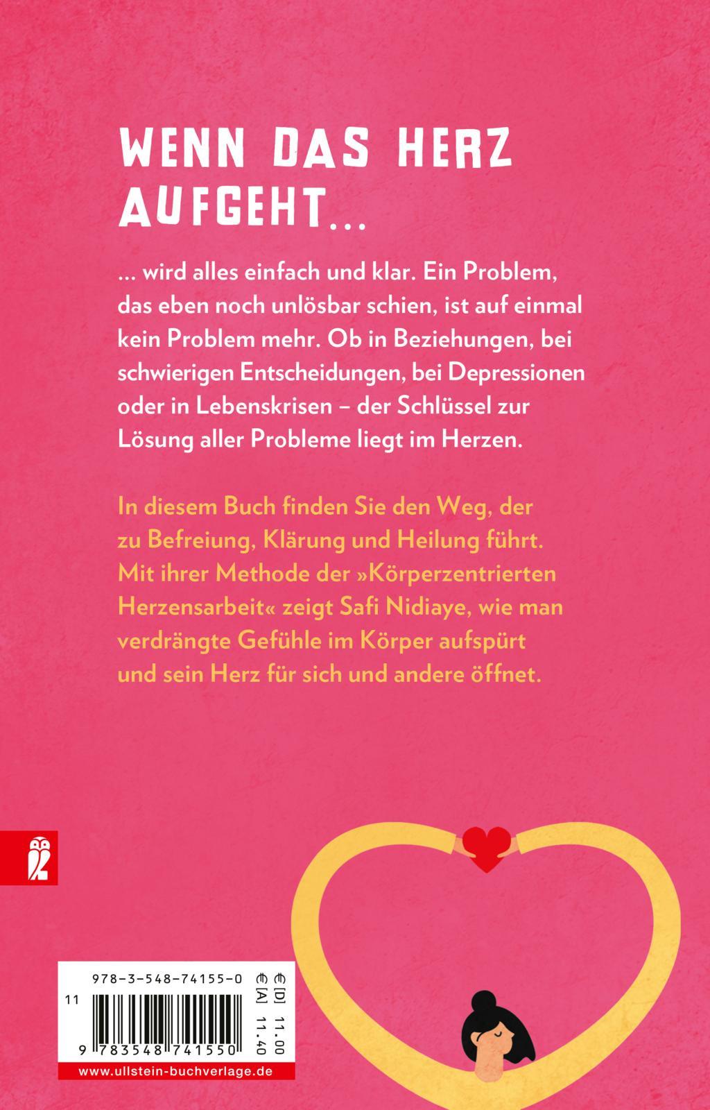 Rückseitencover Herz öffnen statt Kopf zerbrechen