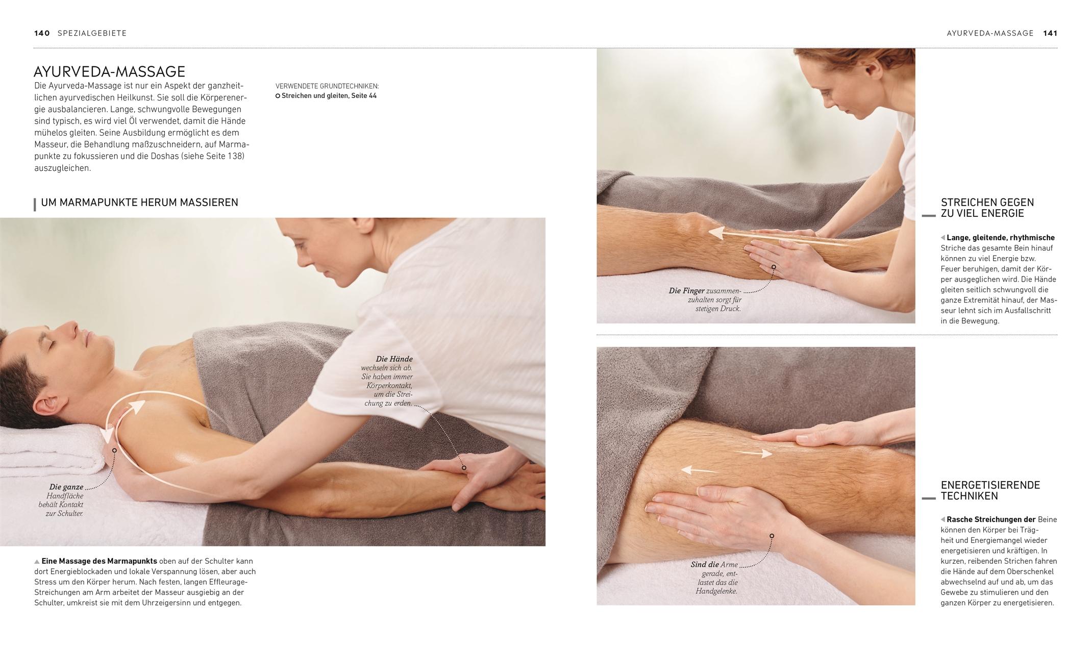 Beispielinhalt (Bild) Das große Buch der Massage